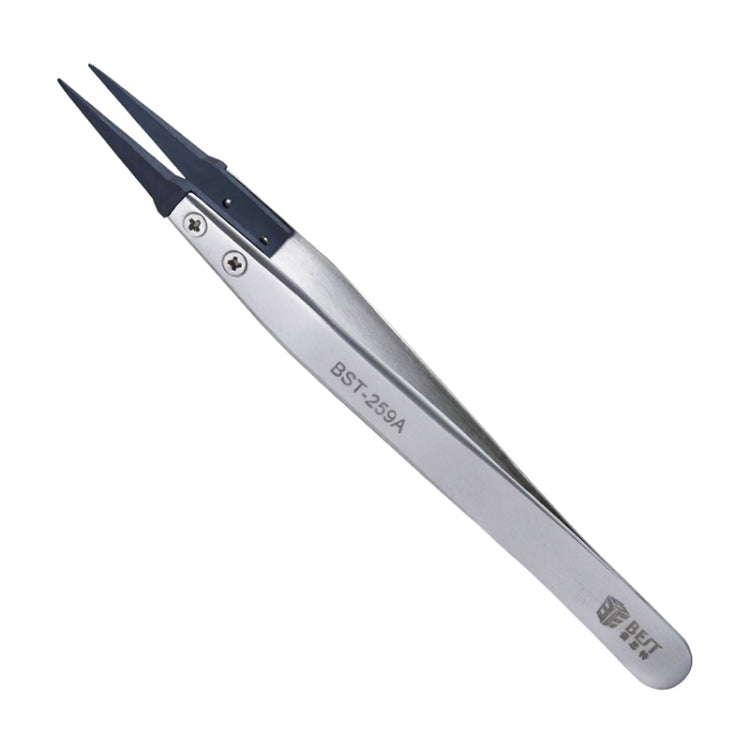 BEST BST-259A  Stainless Steel Snti Static Tweezer - Tweezers by buy2fix | Online Shopping UK | buy2fix