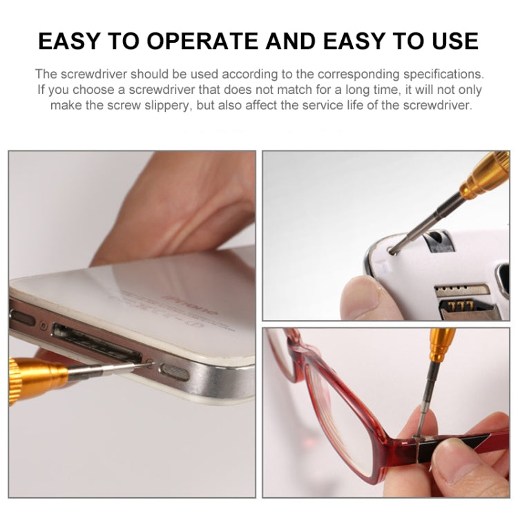 JF-658-0.8 Metal Mobile Phone Repair Tool Five Star Screwdriver - Screwdriver by buy2fix | Online Shopping UK | buy2fix