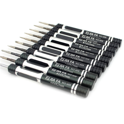 JF-8134 10 in 1 Multi-model Available Metal Mobile Phone Repair Tool Combination Screwdriver - Screwdriver Set by JIAFA | Online Shopping UK | buy2fix