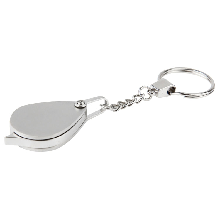 Portable Folding Loupe Metal Jewelry Antique Magnifier Magnifying Eye Glass Lens Keychain - Detection Jewelry by buy2fix | Online Shopping UK | buy2fix