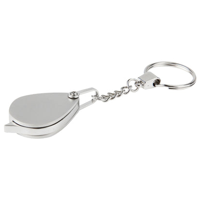 Portable Folding Loupe Metal Jewelry Antique Magnifier Magnifying Eye Glass Lens Keychain - Detection Jewelry by buy2fix | Online Shopping UK | buy2fix