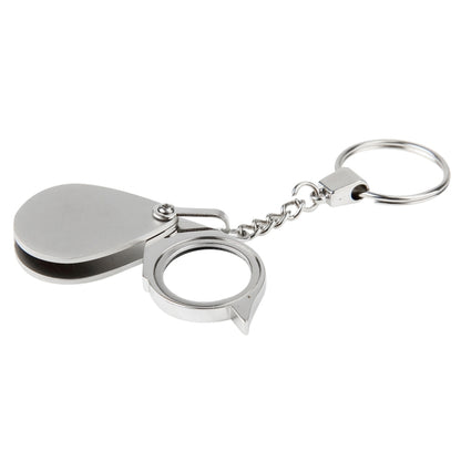 Portable Folding Loupe Metal Jewelry Antique Magnifier Magnifying Eye Glass Lens Keychain - Detection Jewelry by buy2fix | Online Shopping UK | buy2fix