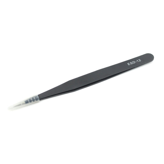 JIAFA JF-603 Pinzette mit gerader Spitze (Schwarz)