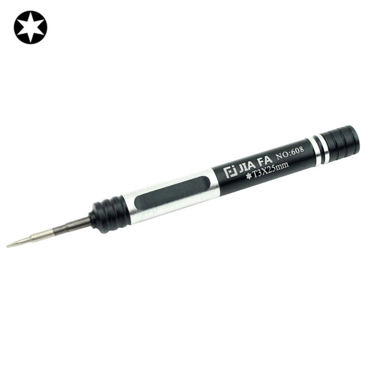 JIAFA JF-608-T3 Torx T3 Mobile Phone Repair Screwdriver (Black) - Screwdriver by JIAFA | Online Shopping UK | buy2fix