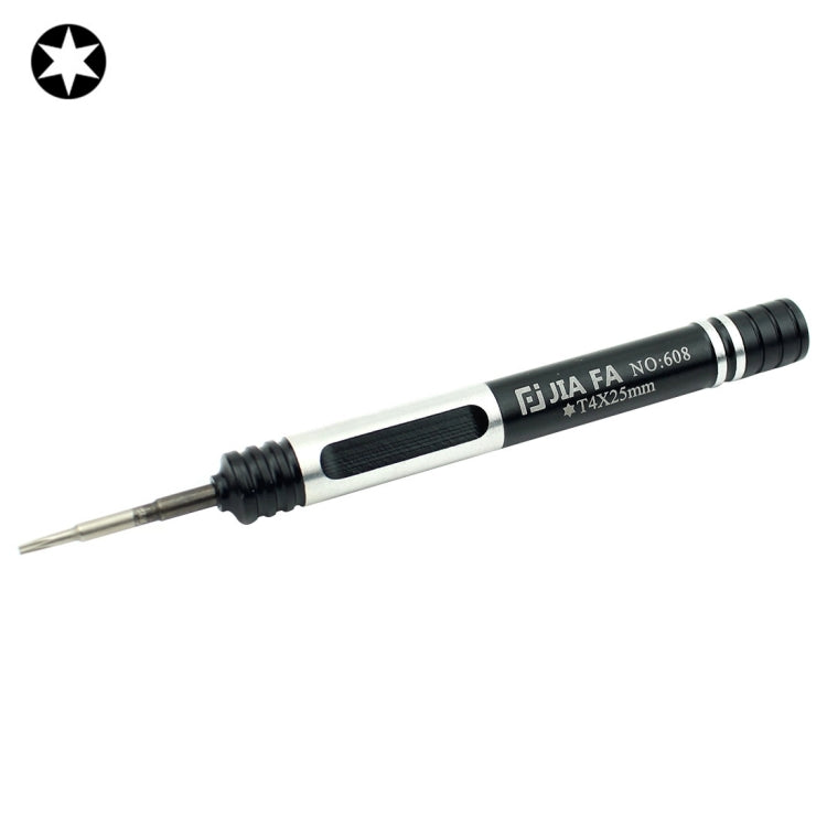 JIAFA JF-608-T4 Torx T4 Mobile Phone Repair Screwdriver (Black) - Screwdriver by JIAFA | Online Shopping UK | buy2fix