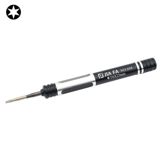JIAFA JF-608-T6 Torx T6 Tournevis de réparation de téléphone portable (Noir)