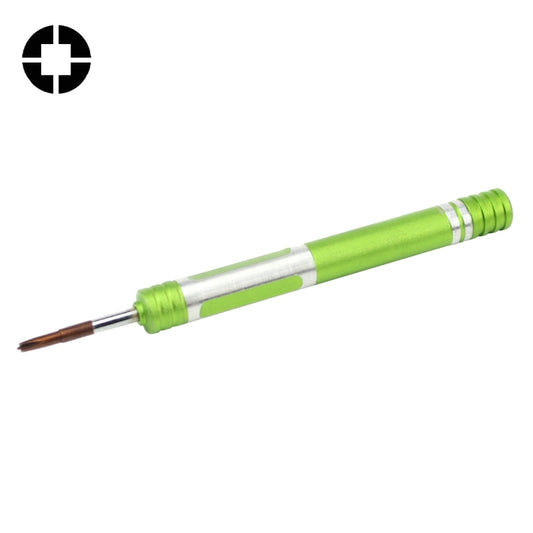 608-2.5 Hollow Cross Tip 2.5 Middle Bezel Repair Screwdriver(Green) - Screwdriver by JIAFA | Online Shopping UK | buy2fix
