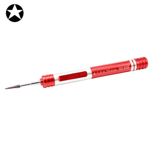 608-0.8 Pentalobe 0.8 Screwdriver for iPhone Charging Port Screws(Red) - Screwdriver by JIAFA | Online Shopping UK | buy2fix