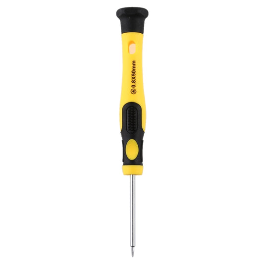 JF-611-0.8 Pentalobe 0.8 Screwdriver for iPhone Charging Port Screws(Yellow) - Screwdriver by JIAFA | Online Shopping UK | buy2fix