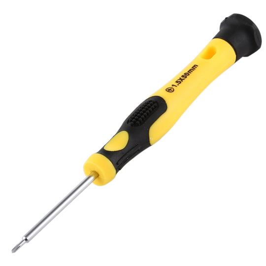 JIAFA JF-611-1.5 Cross 1.5 Tournevis de réparation de téléphone portable (Jaune)