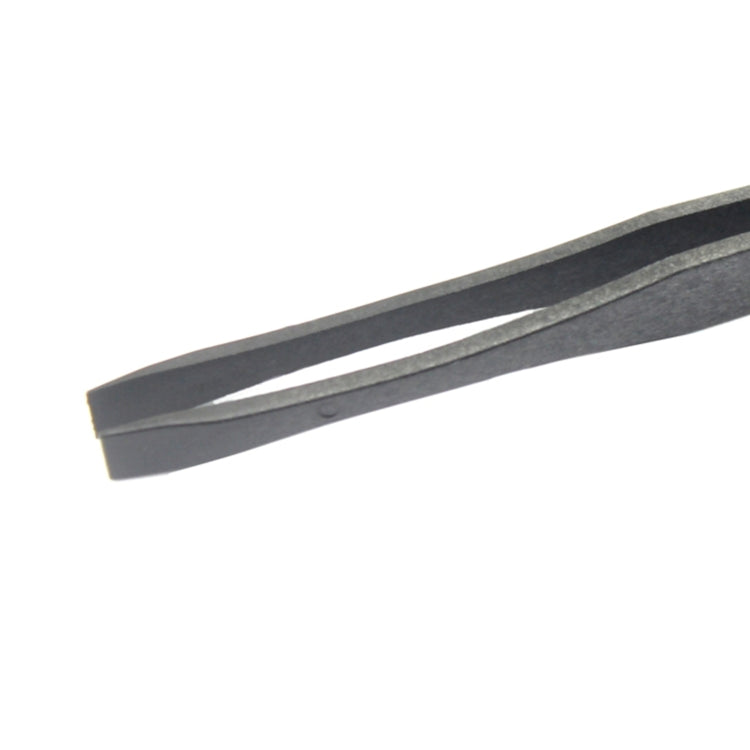 JF-S15 Anti-static Carbon Fiber Straight Tip Tweezers(Black) - Tweezers by JIAFA | Online Shopping UK | buy2fix