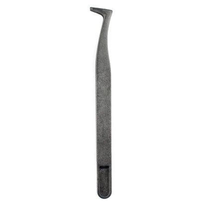 JF-S16 Anti-static Carbon Fiber Curved Tip Tweezers(Black) - Tweezers by JIAFA | Online Shopping UK | buy2fix