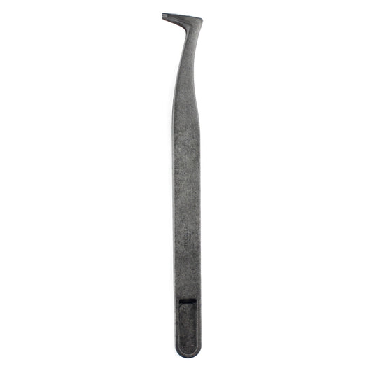 JF-S16 Anti-static Carbon Fiber Curved Tip Tweezers(Black) - Tweezers by JIAFA | Online Shopping UK | buy2fix