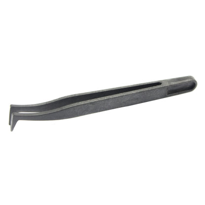 JF-S16 Anti-static Carbon Fiber Curved Tip Tweezers(Black) - Tweezers by JIAFA | Online Shopping UK | buy2fix