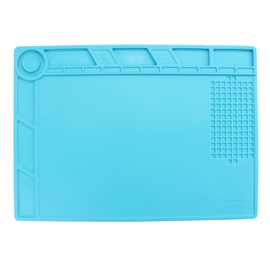 Maintenance Platform High Temperature Heat-resistant Repair Insulation Pad Silicone Mats, Size: 34.8cm x 25cm (Blue) - Working Mat by buy2fix | Online Shopping UK | buy2fix