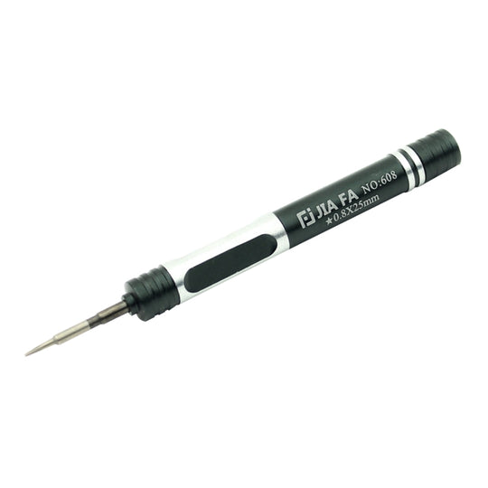 JIAFA JF-608-02 Tournevis Five Star 0.8 pour vis de port de chargement iPhone (noir)
