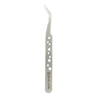 JIAFA JF-602 High-strength Curved Tip Tweezers(Silver) - Tweezers by JIAFA | Online Shopping UK | buy2fix