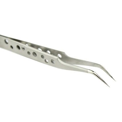 JIAFA JF-602 High-strength Curved Tip Tweezers(Silver) - Tweezers by JIAFA | Online Shopping UK | buy2fix