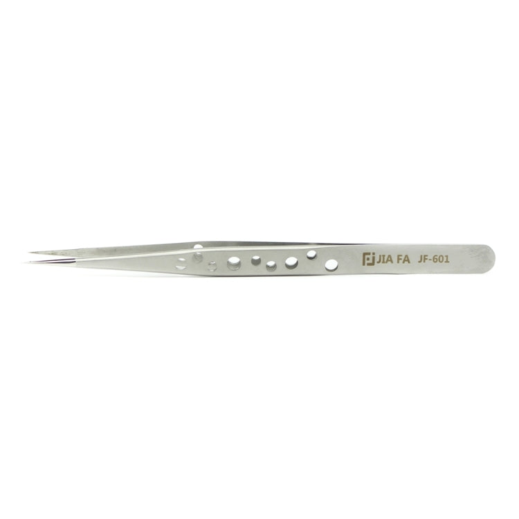 JIAFA JF-601 High-strength Straight Tip Tweezers(Silver) - Tweezers by JIAFA | Online Shopping UK | buy2fix