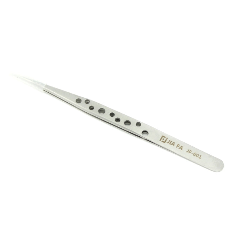 JIAFA JF-601 High-strength Straight Tip Tweezers(Silver) - Tweezers by JIAFA | Online Shopping UK | buy2fix
