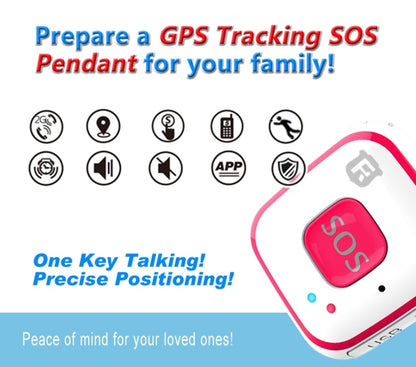 REACHFAR V28 Necklace Style GSM Mini LBS WiFi AGPS Tracker SOS Communicator(Black) - Personal Tracker by REACHFAR | Online Shopping UK | buy2fix