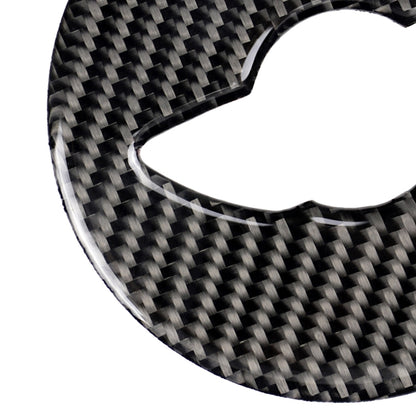 Car Steering Wheel Logo R Chassis Carbon Fiber Decorative Sticker for BMW MINI R55 / R56 / Countryman R60 / Paceman R61 by buy2fix