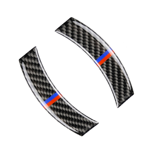 2 PCS Red Blue Color Car F Chassis Navigation Panel Carbon Fiber Decorative Sticker for BMW Mini Cooper Countryman Clubman F54 / F55 / F56 / F60 by buy2fix