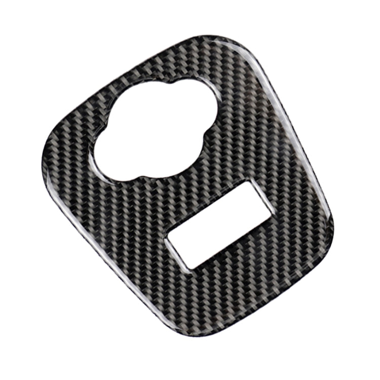 Car F Chassis Cigarette Lighter Cover Panel Carbon Fiber Decorative Sticker for BMW Mini Cooper F55 / F56 / F57 by buy2fix