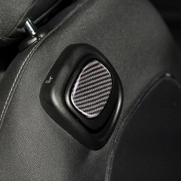Car Seat Back Handle Carbon Fiber Decorative Sticker for BMW Mini Cooper F55 / F56 by buy2fix
