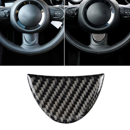 Car Steering Wheel Carbon Fiber Decorative Sticker for BMW Mini R53 / R55 / R57 / R58 / R59 / R60 / R50 / R52 / F55 / F56 by buy2fix