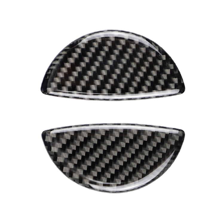 2 PCS R / F Universal Car Door Handle Carbon Fiber Decorative Sticker for BMW Mini R55 / R56 / R60 / R61 / F55 / F54 / F60 by buy2fix