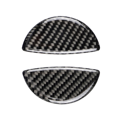 2 PCS R / F Universal Car Door Handle Carbon Fiber Decorative Sticker for BMW Mini R55 / R56 / R60 / R61 / F55 / F54 / F60 by buy2fix