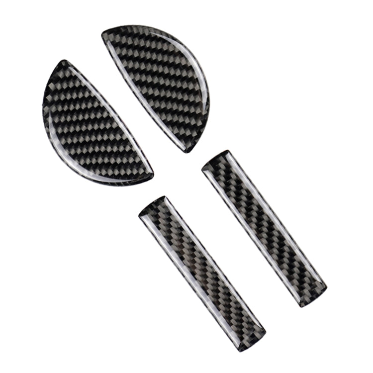 4 PCS Car F Chassis Door Handle Carbon Fiber Decorative Sticker for BMW Mini Cooper Clubman Countryman F55 / F54 / F60 - Car Interior Mouldings by buy2fix | Online Shopping UK | buy2fix