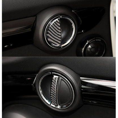 4 PCS Car F Chassis Door Handle Carbon Fiber Decorative Sticker for BMW Mini Cooper Clubman Countryman F55 / F54 / F60 - Car Interior Mouldings by buy2fix | Online Shopping UK | buy2fix