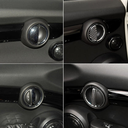 4 PCS Car F Chassis Door Handle Carbon Fiber Decorative Sticker for BMW Mini Cooper Clubman Countryman F55 / F54 / F60 - Car Interior Mouldings by buy2fix | Online Shopping UK | buy2fix