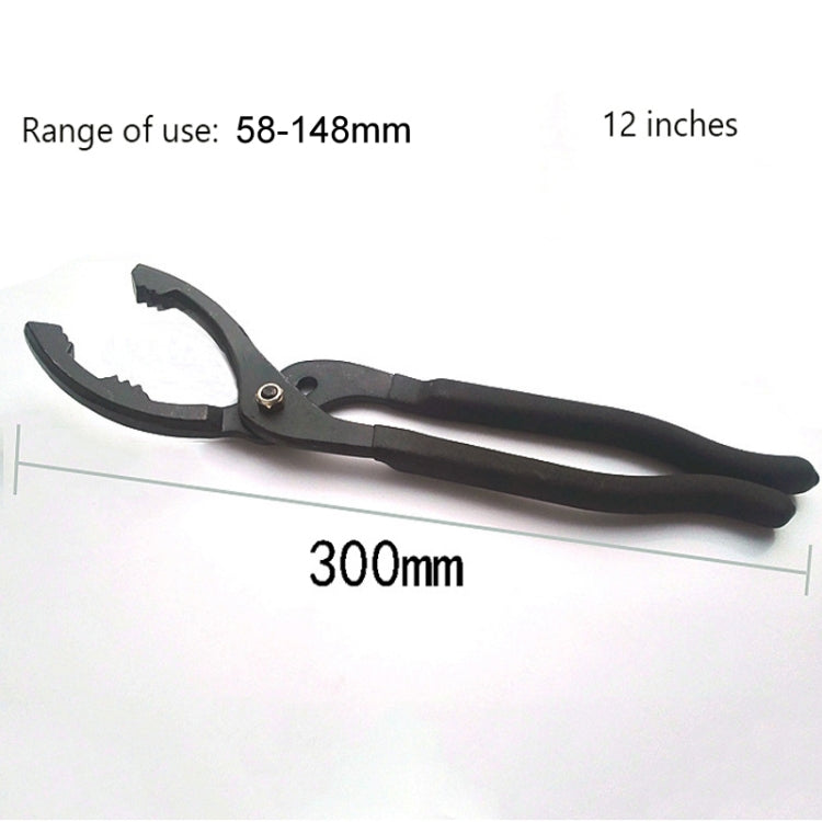 12 Inch Car Repairing Oil Filter Wrench Plier Disassembly Dedicated Clamp Filter Grease Wrench Special Tools by buy2fix