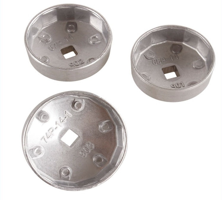 901 65mm 14 Flute Aluminum Oil Filter Wrench Socket Remover Tool for Camry / Nissan Bluebird / Toyota A8 by buy2fix