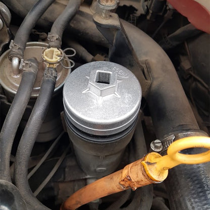 901 65mm 14 Flute Aluminum Oil Filter Wrench Socket Remover Tool for Camry / Nissan Bluebird / Toyota A8 by buy2fix