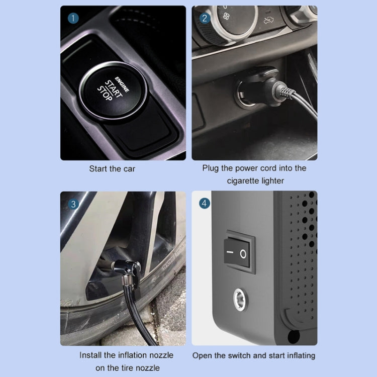 12V Portable Car Tire Air Pump Style:Mechanical Version - Inflatable Pump by buy2fix | Online Shopping UK | buy2fix