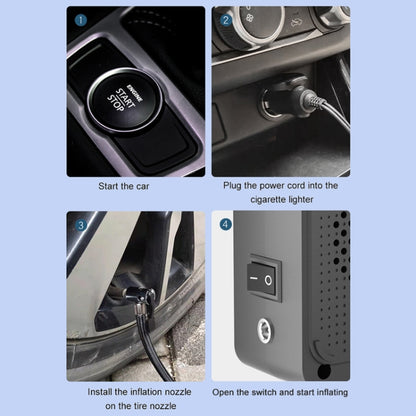 12V Portable Car Tire Air Pump Style:Mechanical Version - Inflatable Pump by buy2fix | Online Shopping UK | buy2fix
