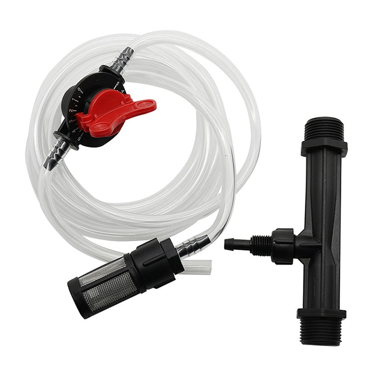 Venturi Fertilizer Applicator G3/4 Fertilizer and Filter Straw Kit with Six-point Connector - Watering & Irrigation by buy2fix | Online Shopping UK | buy2fix