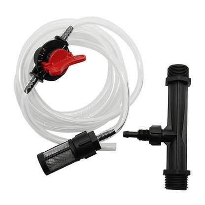 Venturi Fertilizer Applicator G3/4 Fertilizer and Filter Straw Kit with Six-point Connector - Watering & Irrigation by buy2fix | Online Shopping UK | buy2fix