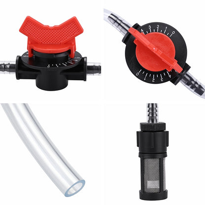 Venturi Fertilizer Applicator G3/4 Fertilizer and Filter Straw Kit with Six-point Connector - Watering & Irrigation by buy2fix | Online Shopping UK | buy2fix