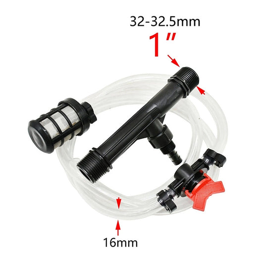 Venturi Fertilizer Applicator 1 inch Fertilizer and Filter Straw Kit with 1 Inch Connector Jet - Watering & Irrigation by buy2fix | Online Shopping UK | buy2fix
