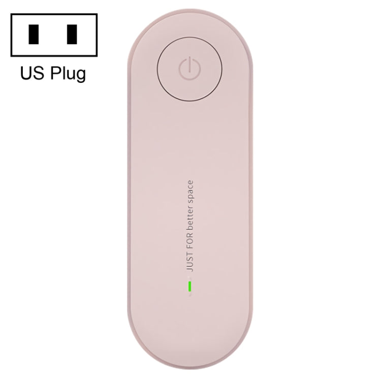 Mini Household Wireless Ultrasonic Deodorizer Vacuum Cleaner Dust Mite Controller, US Plug(Pink) - Ultrasonic Cleaner by buy2fix | Online Shopping UK | buy2fix