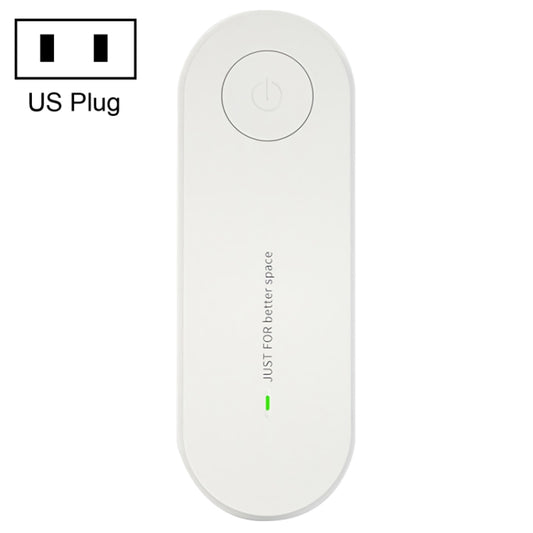 Mini Household Wireless Ultrasonic Deodorizer Vacuum Cleaner Dust Mite Controller, US Plug(White) - Ultrasonic Cleaner by buy2fix | Online Shopping UK | buy2fix