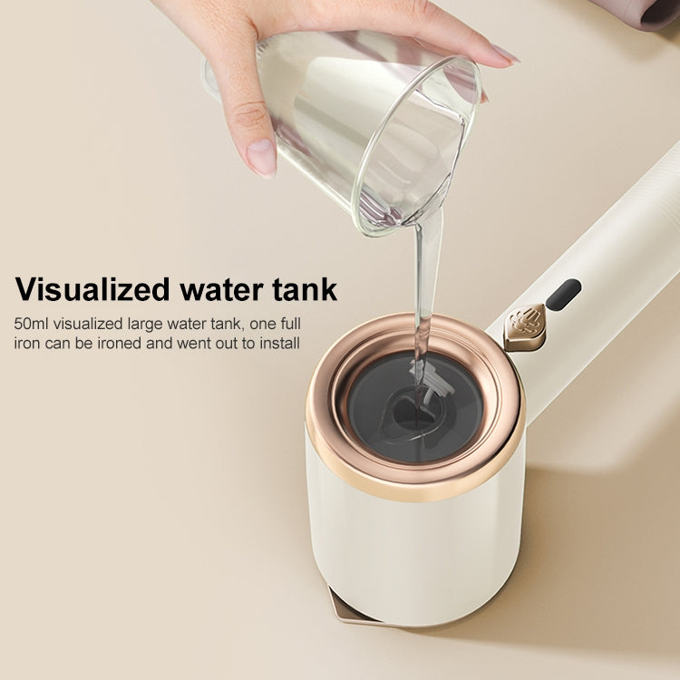 GT-01 33W Handheld Garment Steamer Electric Iron, US Plug(Beige White) - Garment Steamer by buy2fix | Online Shopping UK | buy2fix