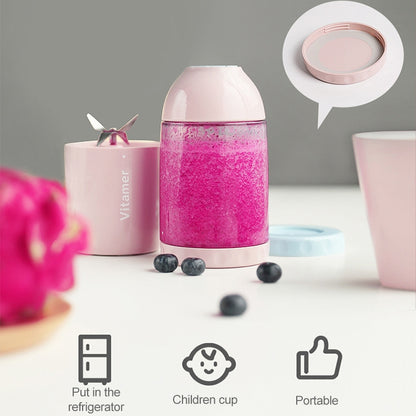 Vitamer USB Mini Portable Juicer Juice Blender Lemon Fruit Squeezers Reamers Bottle (Blue) - Electric juicers by buy2fix | Online Shopping UK | buy2fix