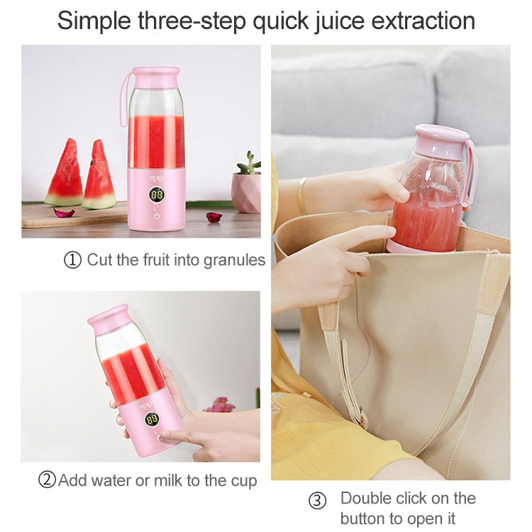 Vitamer USB Mini Portable Juicer Juice Blender Lemon Fruit Squeezers Reamers Bottle (Blue) - Electric juicers by buy2fix | Online Shopping UK | buy2fix