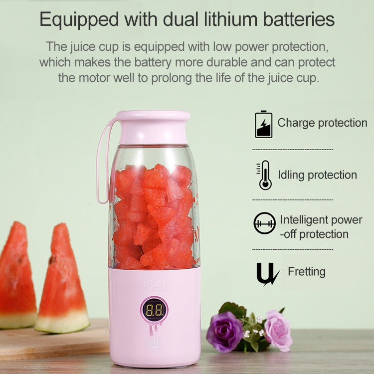Vitamer USB Mini Portable Juicer Juice Blender Lemon Fruit Squeezers Reamers Bottle (Blue) - Electric juicers by buy2fix | Online Shopping UK | buy2fix